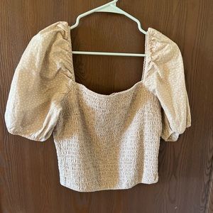 Abercrombie Puff Sleeve Top